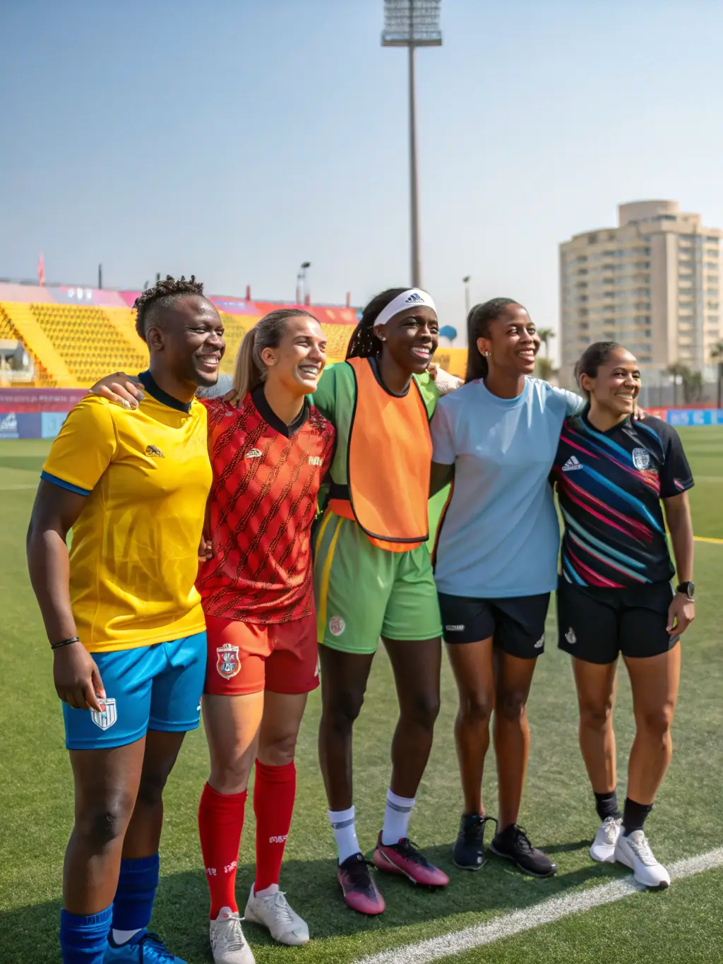 People of different ages and abilities participating in an inclusive sports event, highlighting the organization's commitment to inclusivity.